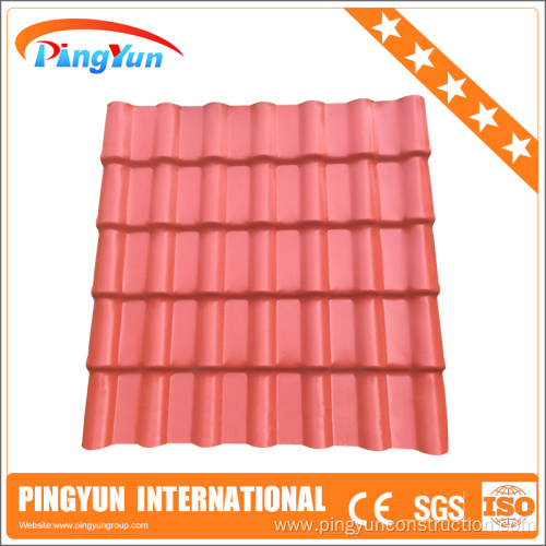 plastic corrugated roofing sheets/plastic pvc roofing tiles